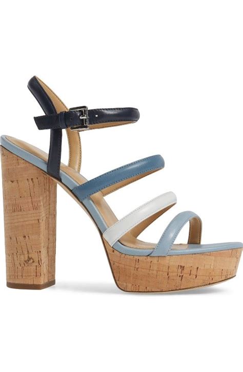 michael michael kors nantucket high platform sandal|Michael Kors Nantucket Platform Sandals .